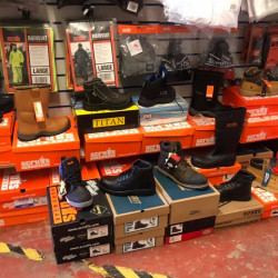 An image of a range of boots we offer