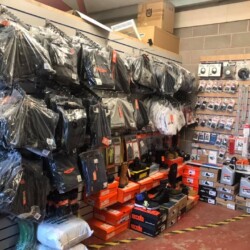 An image of a range of work wear we offer