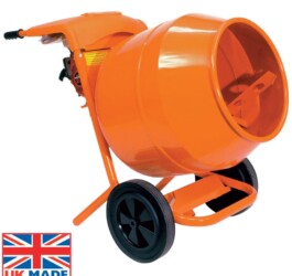 An image of a cement-mixer we offer for hire