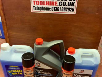 An image of some de-icer and screen wash we offer